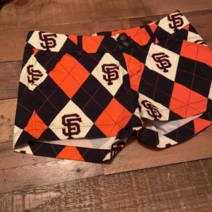 MLB shop argyle shorts